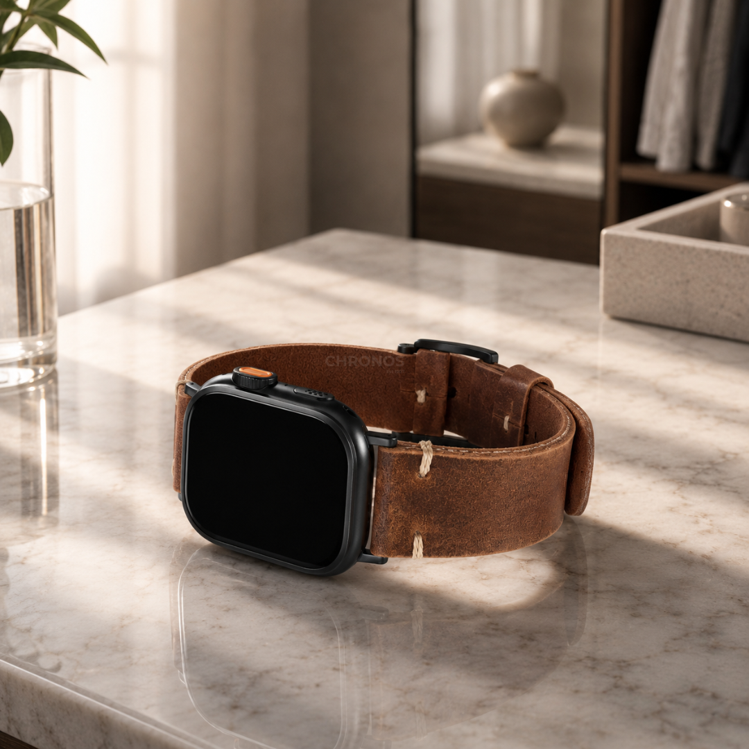 Vintage Leather Band For Apple Watch - Watch Band
