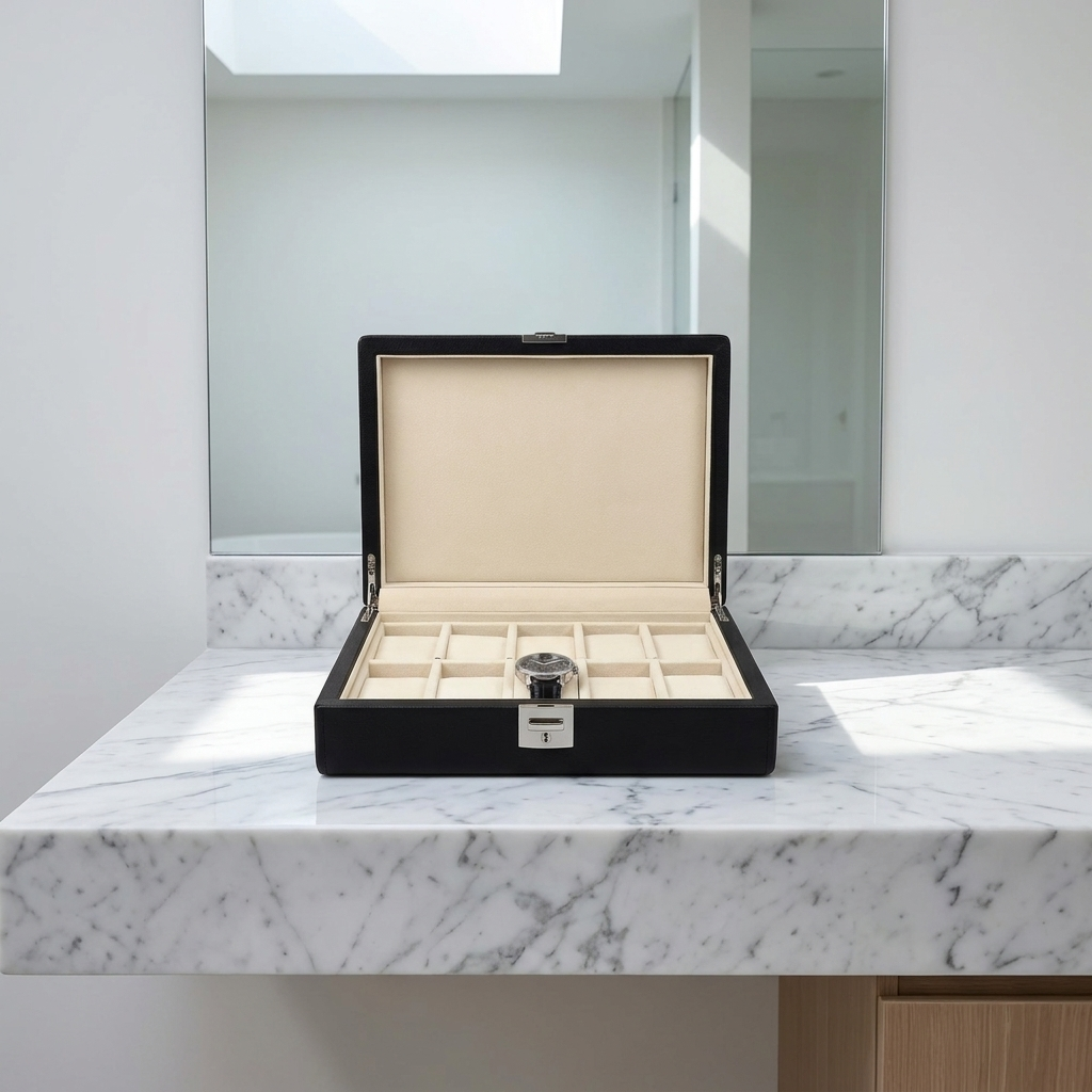 Watch Box – Atlantic Black 10 Slots - Watch Box