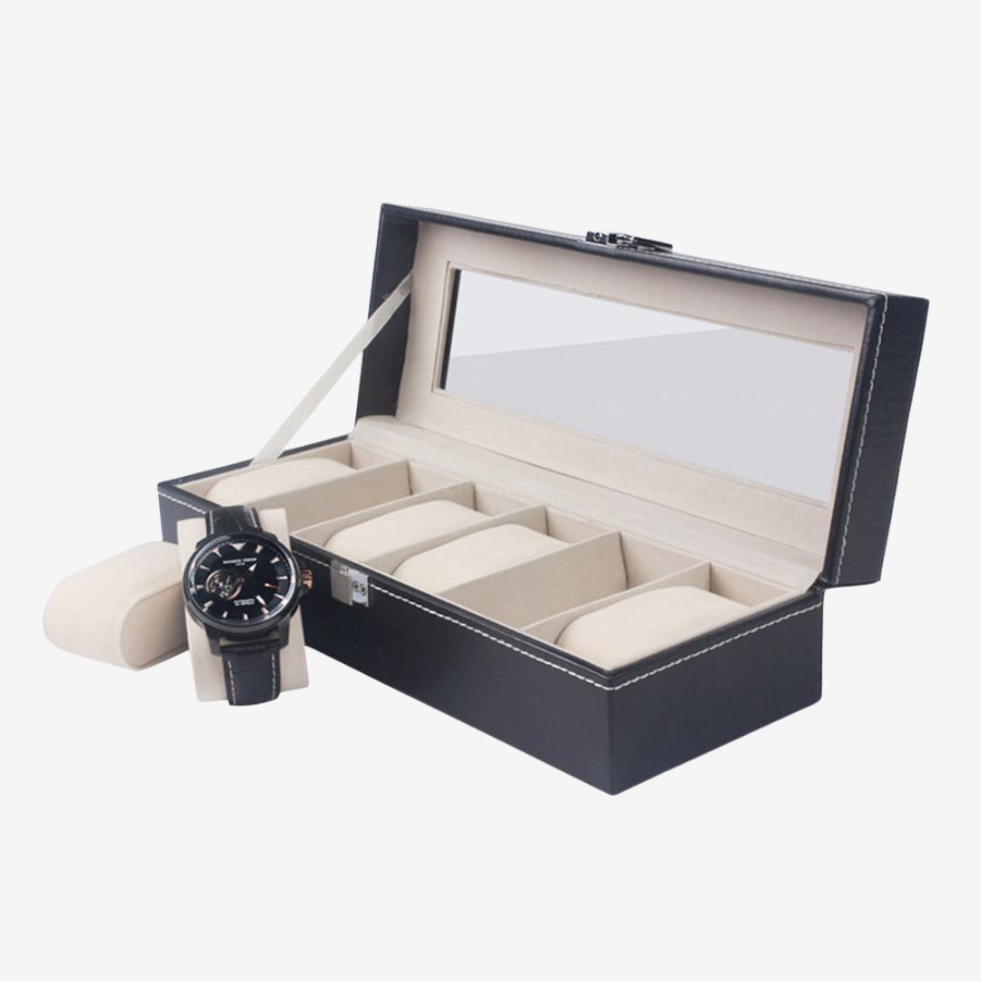 Watch Box – Black Reserve 6 Slots - Watch Box