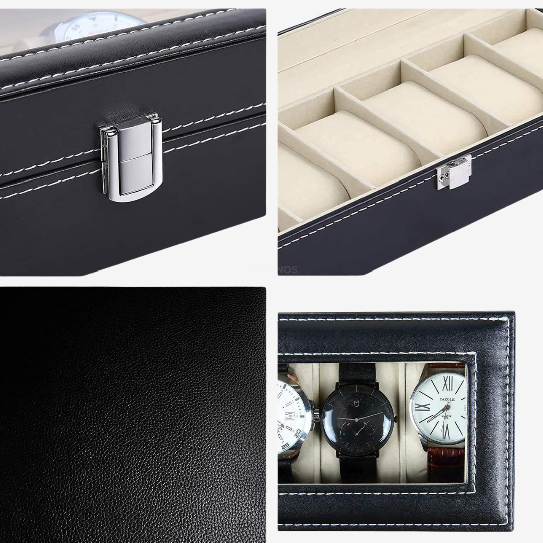 Watch Box – Black Reserve 6 Slots - Watch Box