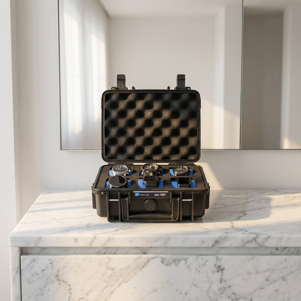 Watch Box – Black Vessel 6 Slots - Watch Box