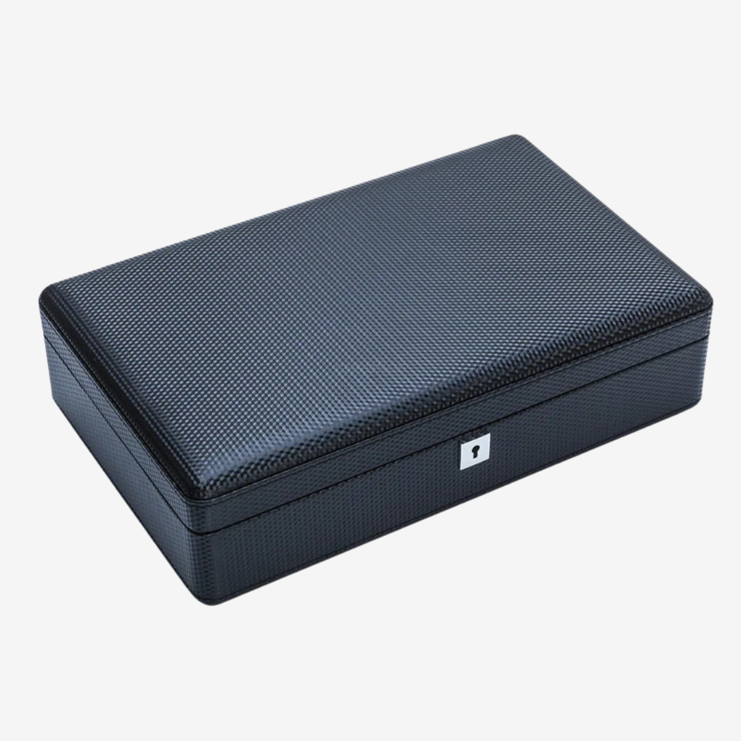 Watch Box - Carbon 12 Slots - Watch Box