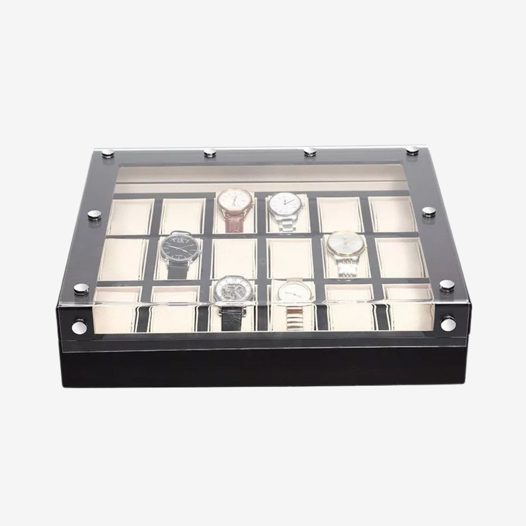 Watch Box – Checkboard Edition 18 Slots - Watch Box
