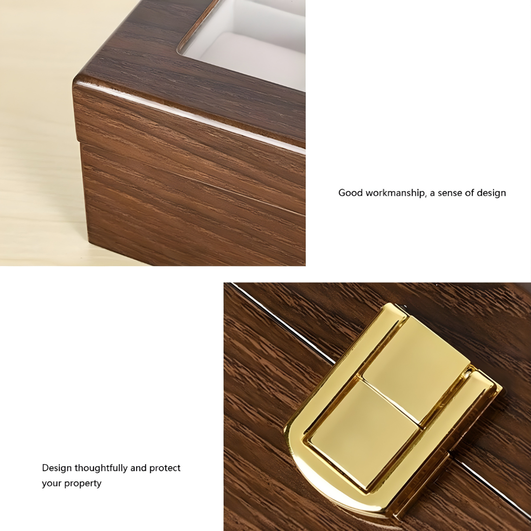 Watch Box – Classic Wood 10 Slots - Watch Box