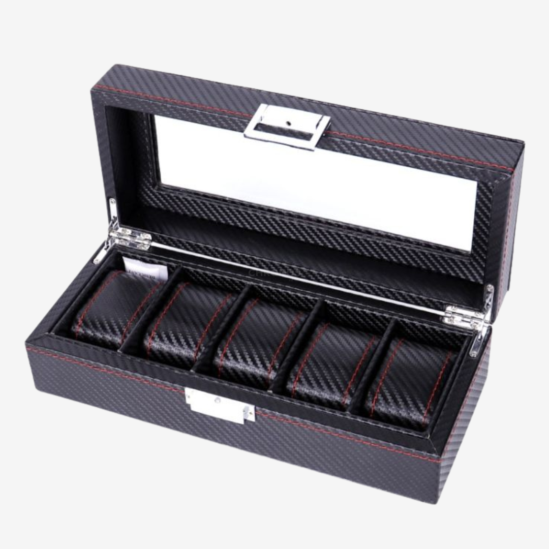 Watch Box – Deep Onyx 5 Slots - Watch Box