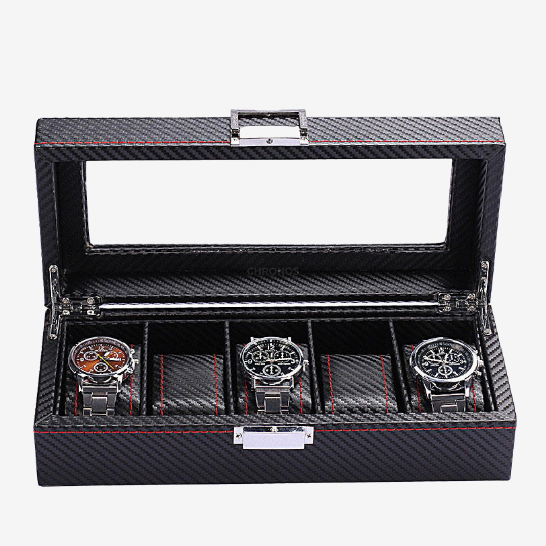 Watch Box – Deep Onyx 5 Slots - Watch Box