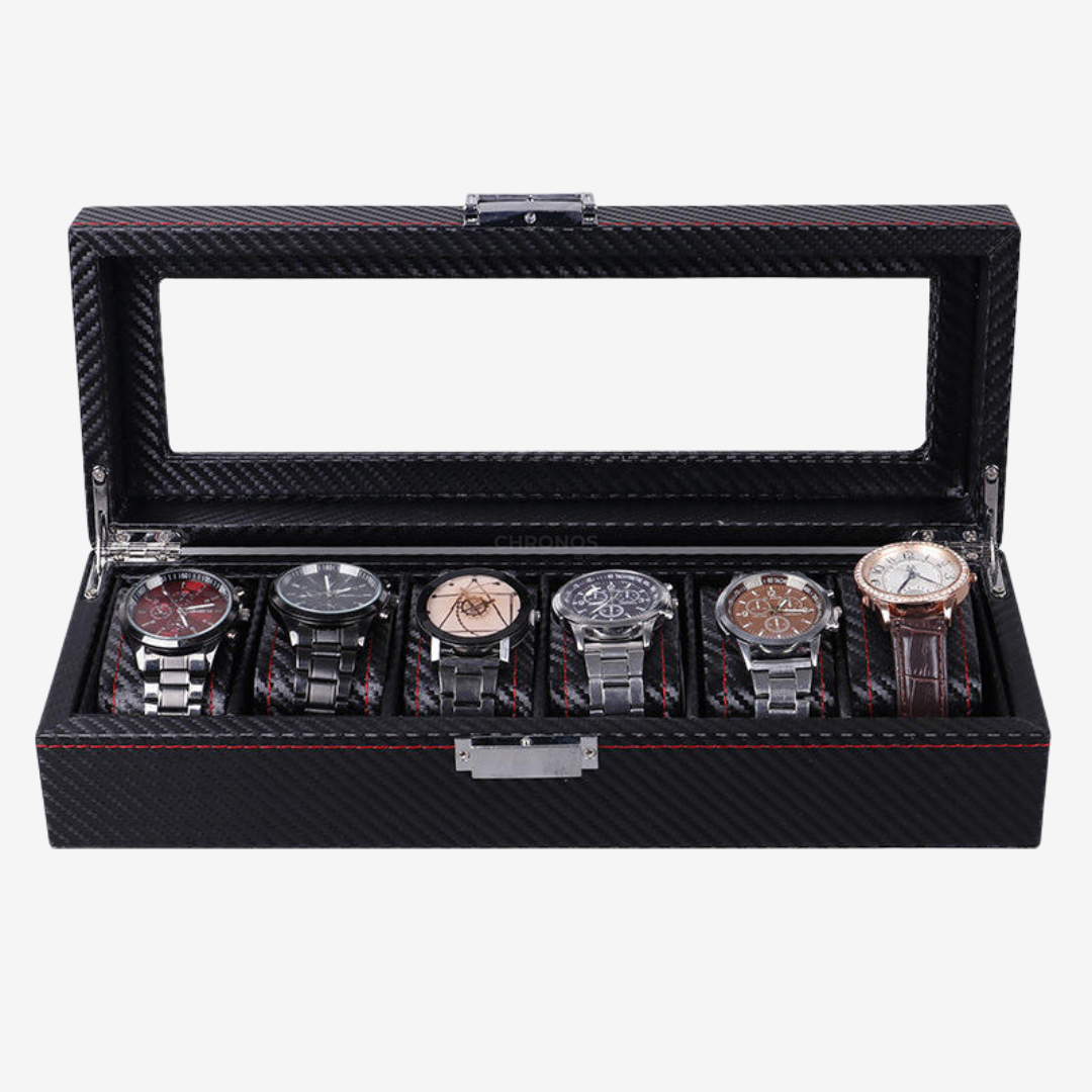 Watch Box – Deep Onyx 6 Slots - Watch Box