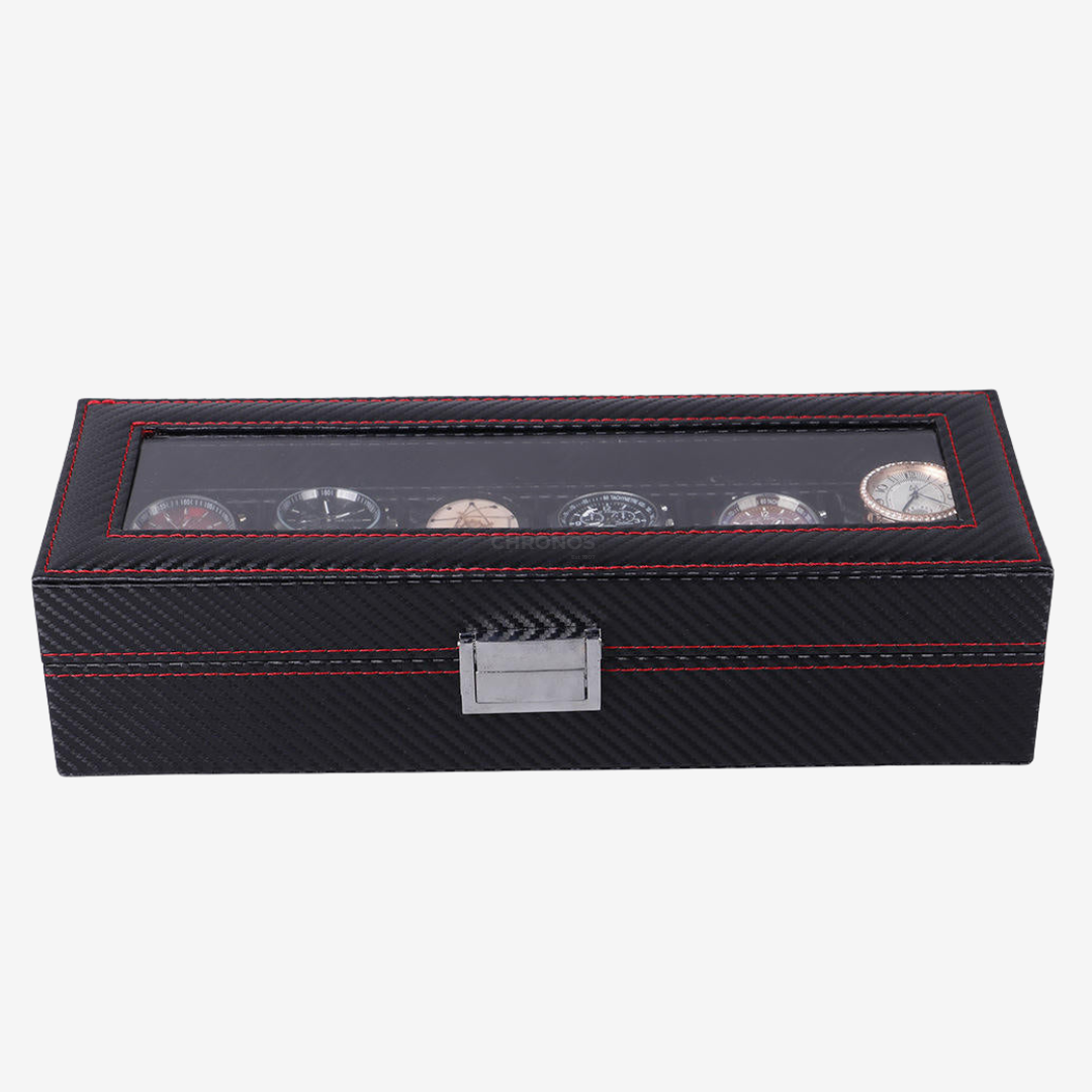 Watch Box – Deep Onyx 6 Slots - Watch Box