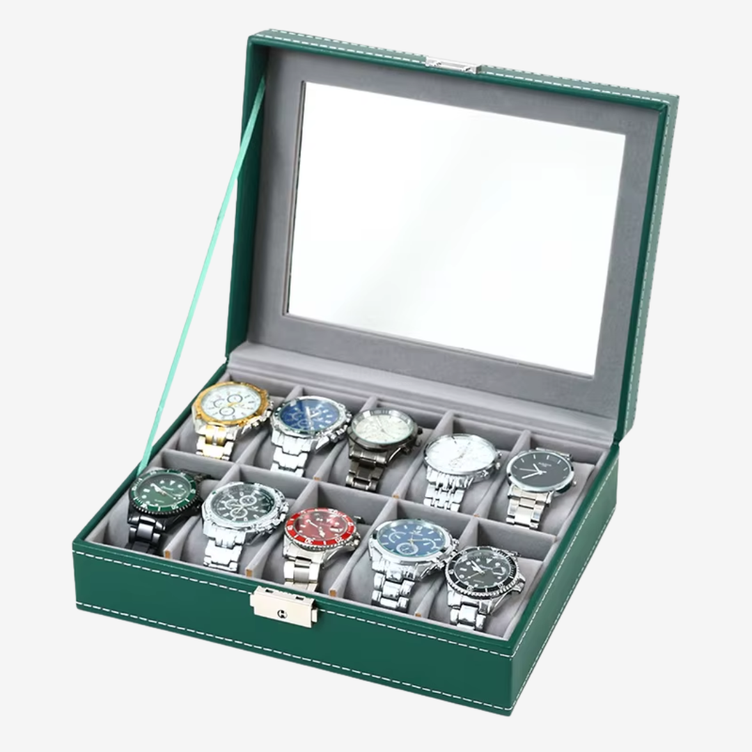 Watch Box - Dinasty Green - 10 - slots - Boîte à Montre