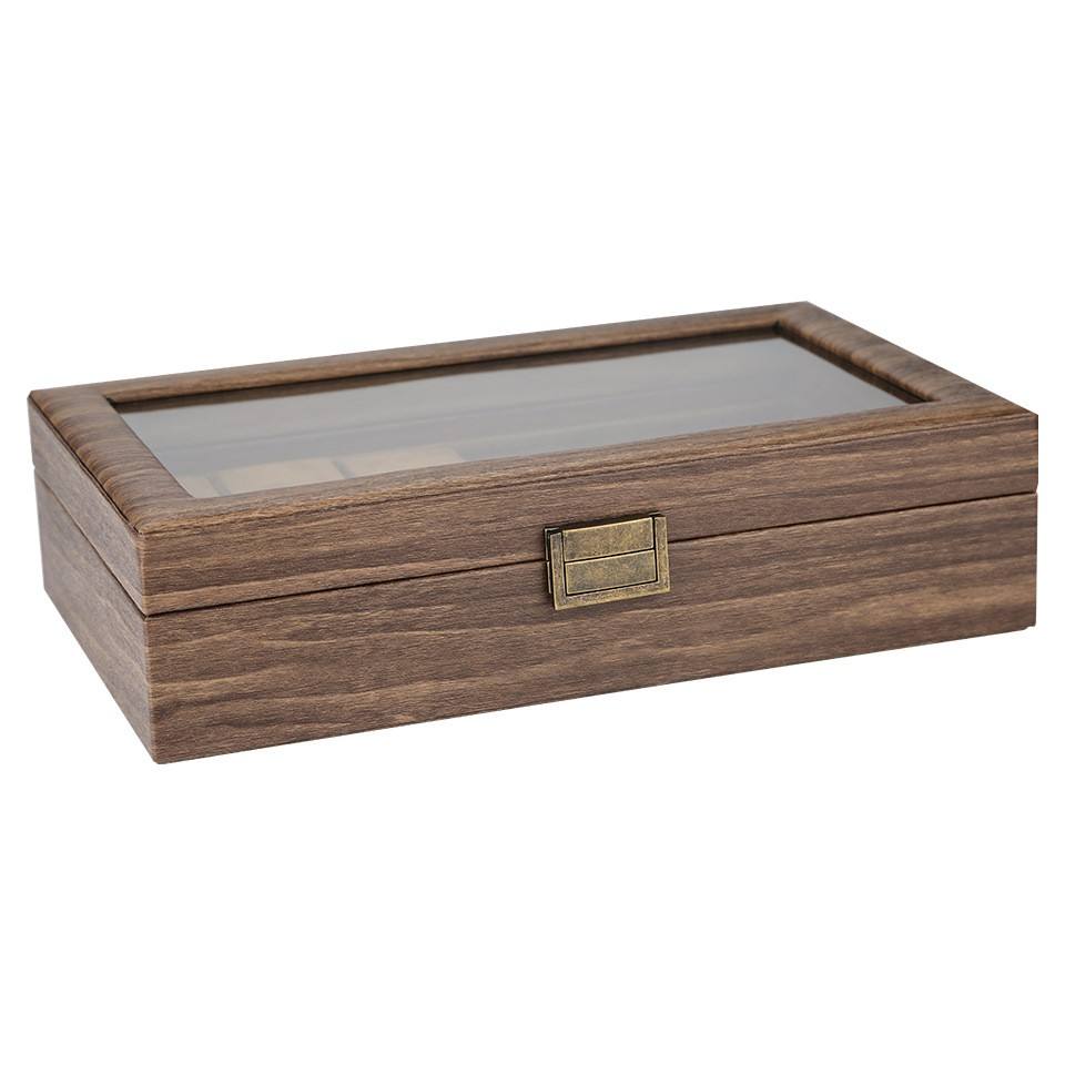 Watch Box – Generous Oak 10 Slots - Watch Box