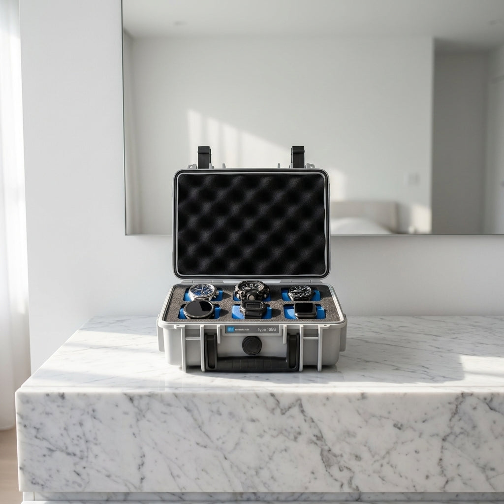 Watch Box – Gray Vessel 6 Slots - Watch Box