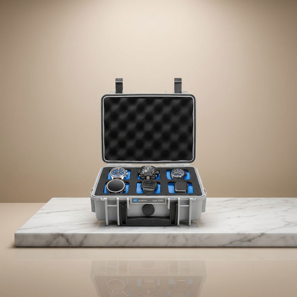 Watch Box – Gray Vessel 6 Slots - Watch Box