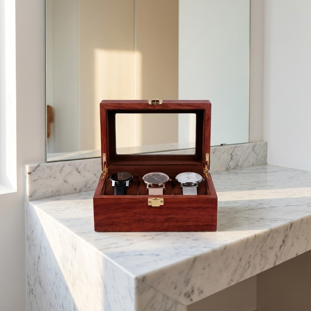 Watch Box – Heritage Trio Box 3 Slots - Watch Box