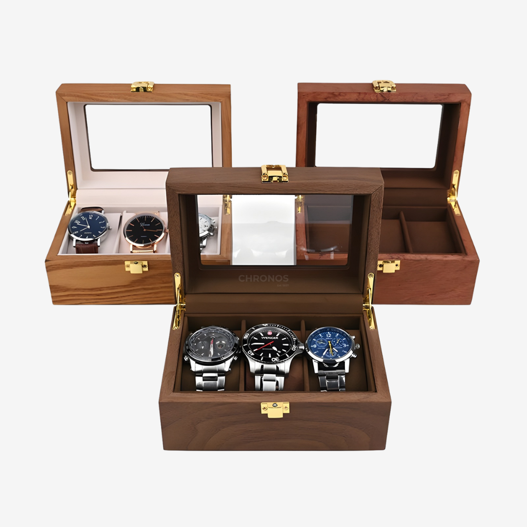 Watch Box – Heritage Trio Box 3 Slots - Watch Box