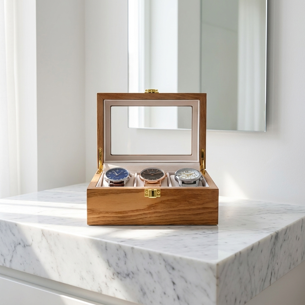 Watch Box – Heritage Trio Box 3 Slots - Watch Box