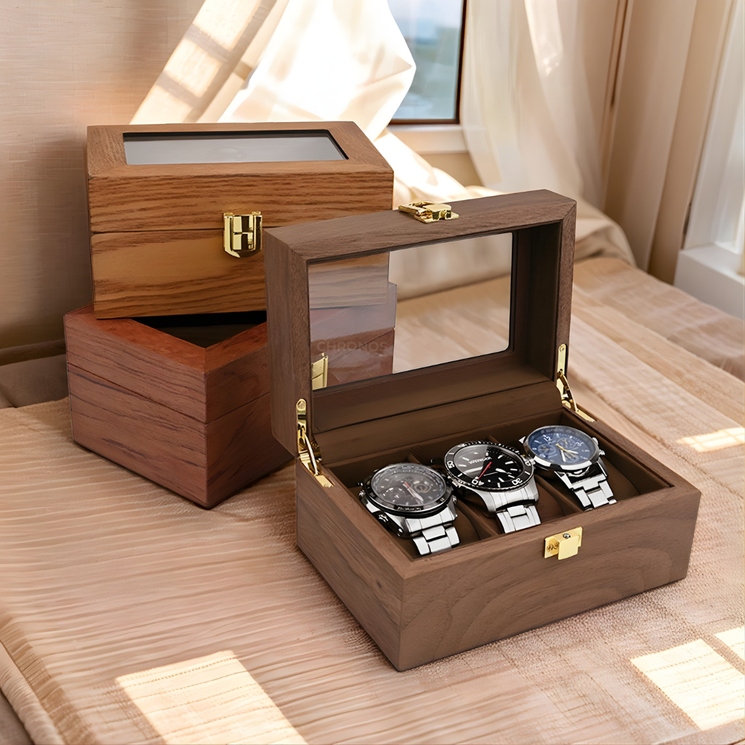 Watch Box – Heritage Trio Box 3 Slots - Watch Box