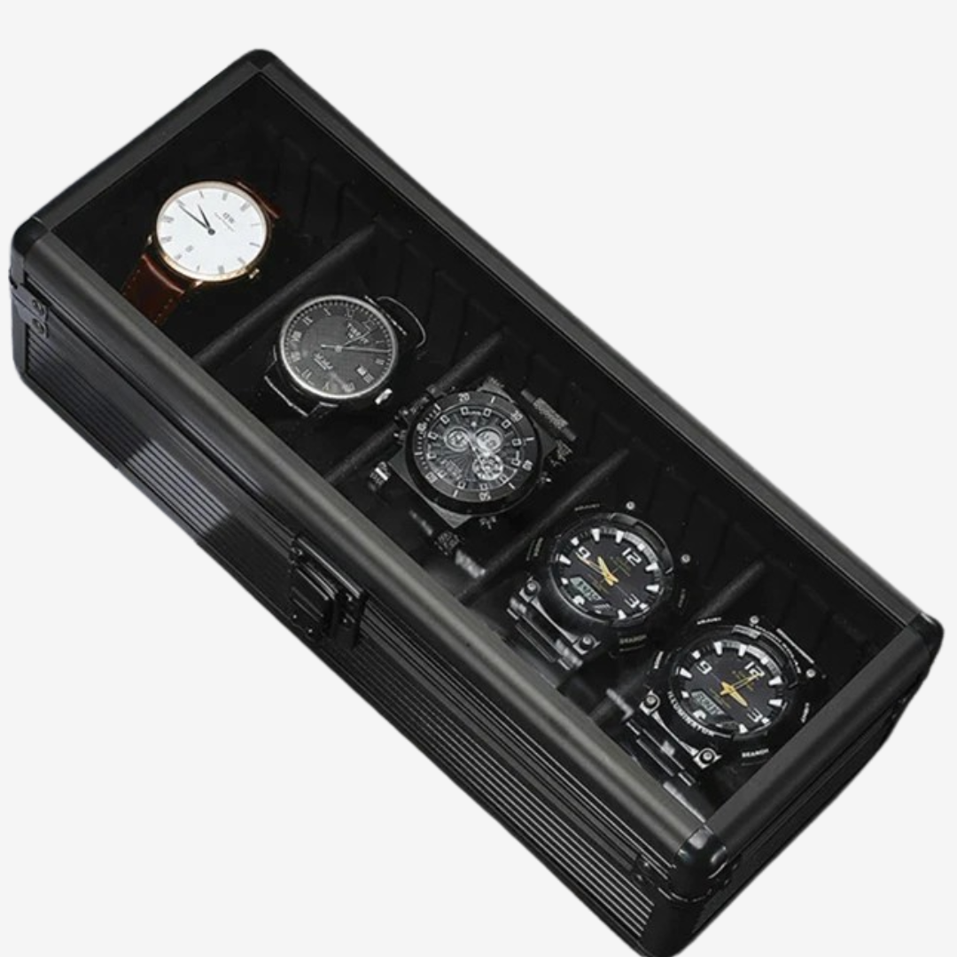 Watch Box - Aluminum - 5 slots