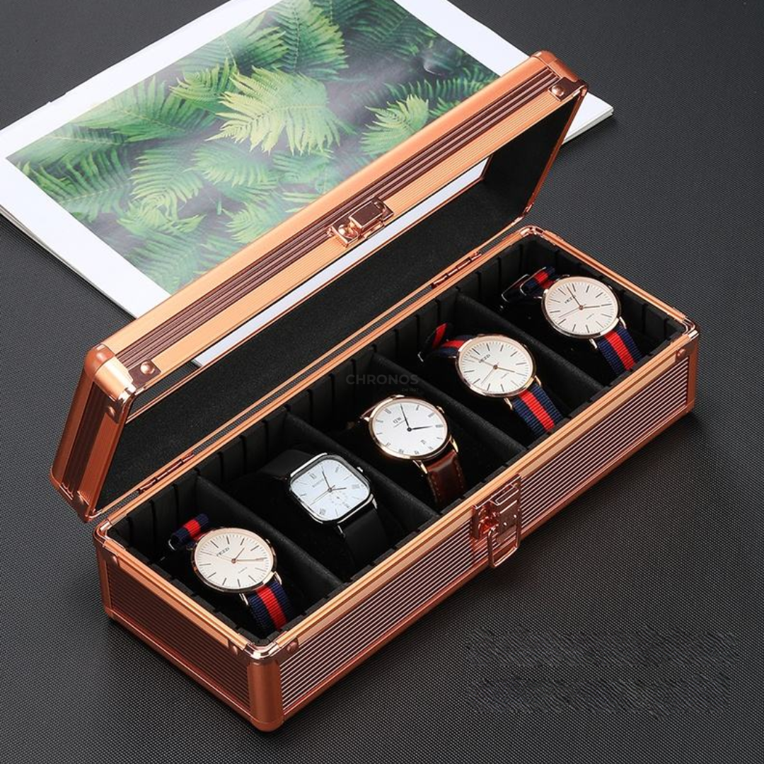 Watch Box – Imperium Aluminum 5 Slots - Watch Box