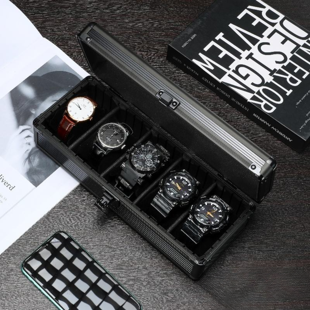 Watch Box – Imperium Aluminum 5 Slots - Watch Box