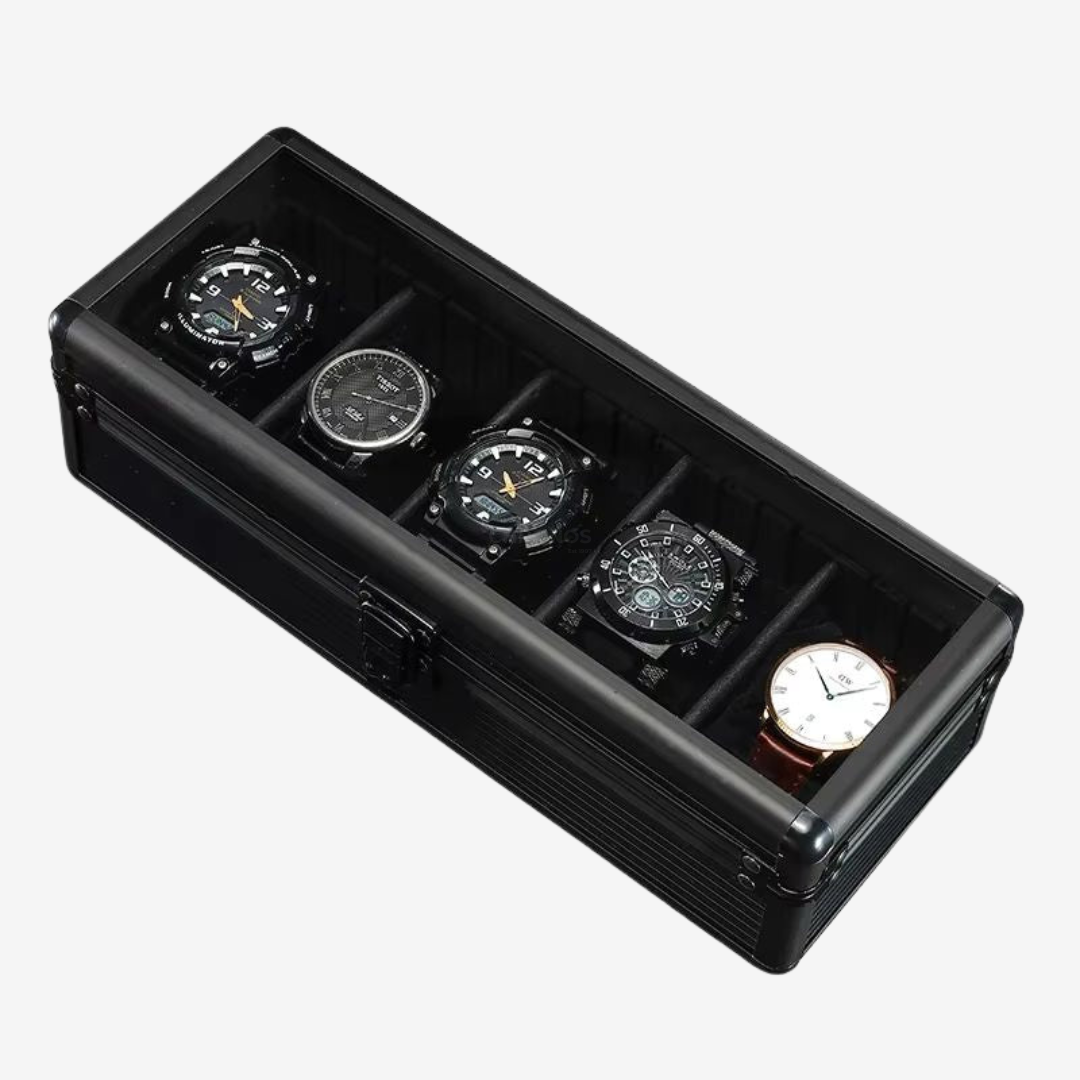 Watch Box - Aluminum - 5 slots
