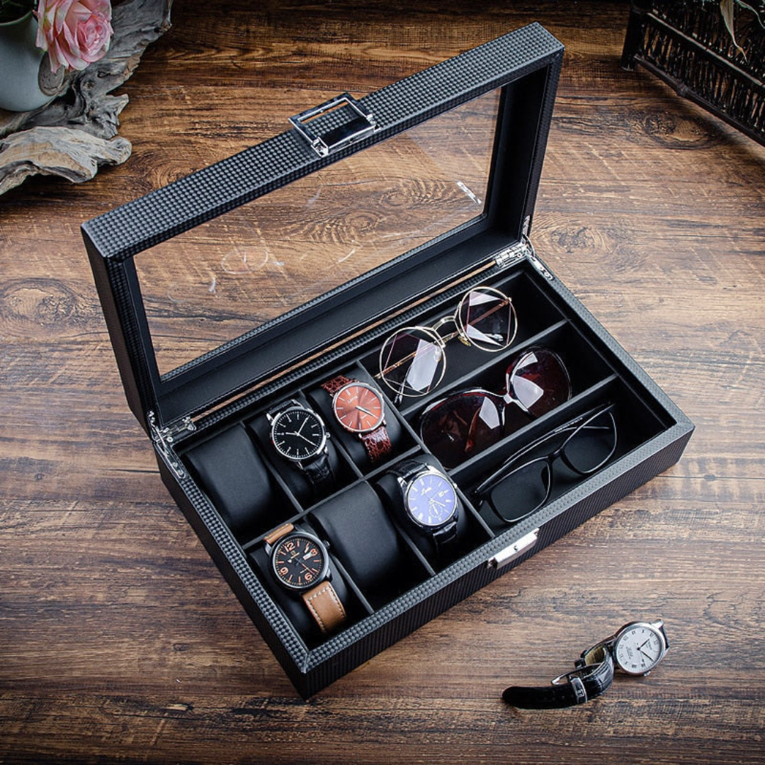 Watch Box - Glasses - 6 slots - Boîte à Montre