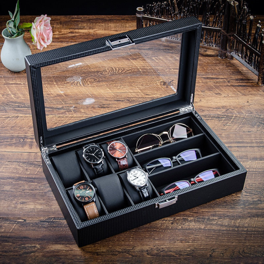 Watch Box - Glasses - 6 slots - Boîte à Montre