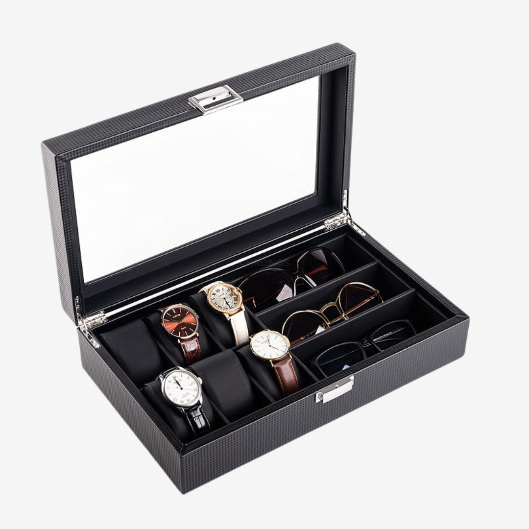 Watch Box - Glasses - 6 slots - Boîte à Montre