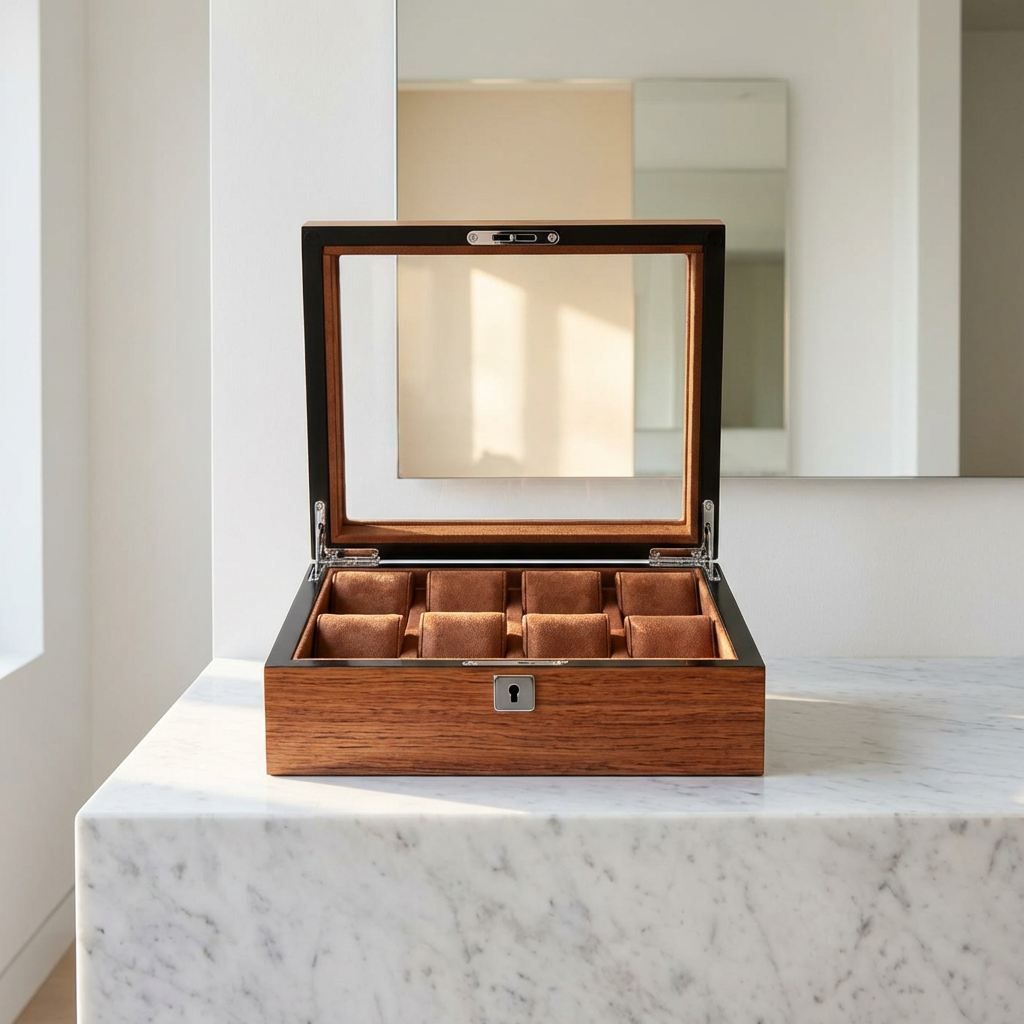 Watch Box – Imperium Oak Wood 8 Slots - Watch Box