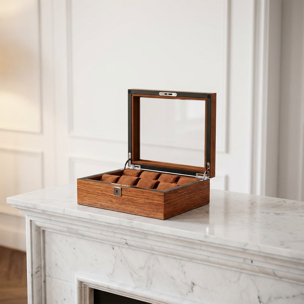 Watch Box – Imperium Oak Wood 8 Slots - Watch Box