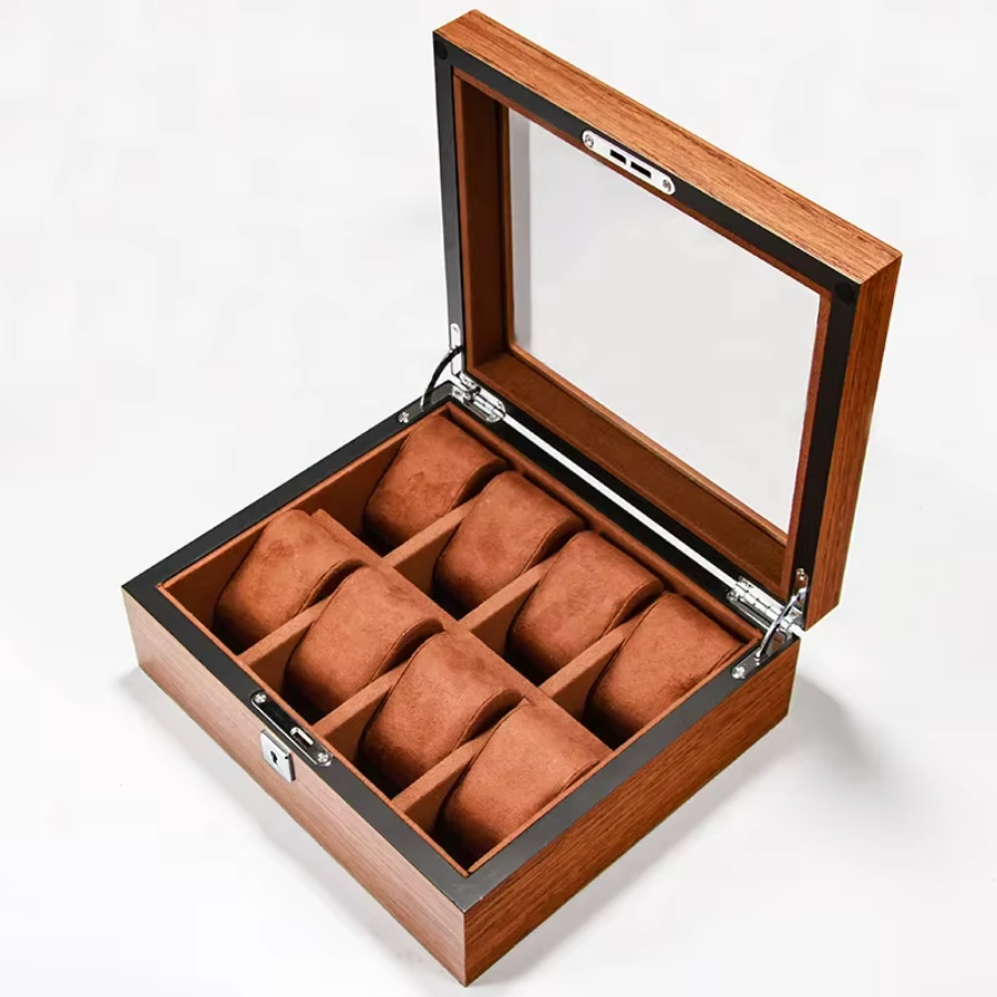 Watch Box - Oak Wood - 8 slots - Watch Box