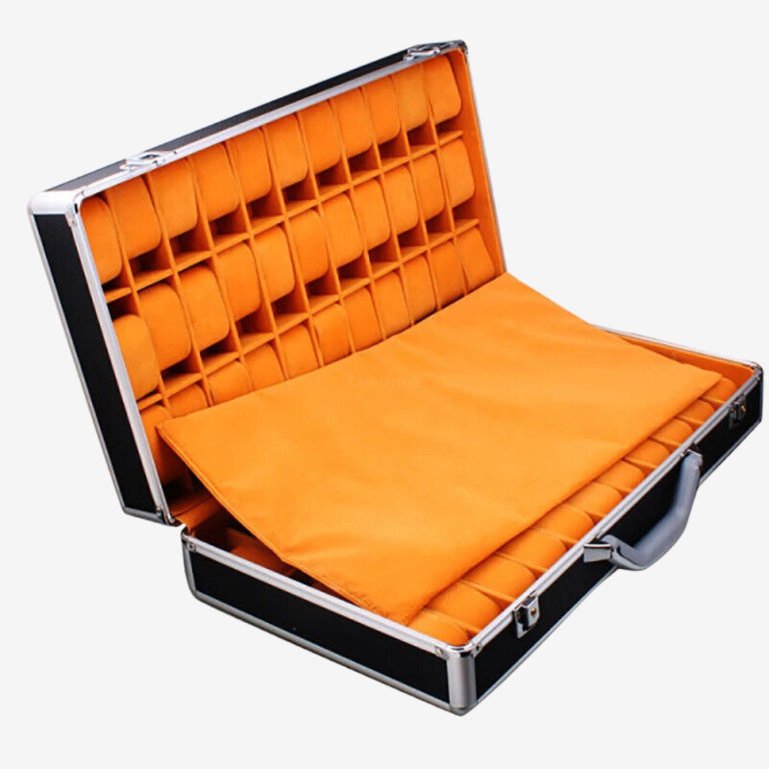Watch Box - Orange 66 Slots - Watch Box