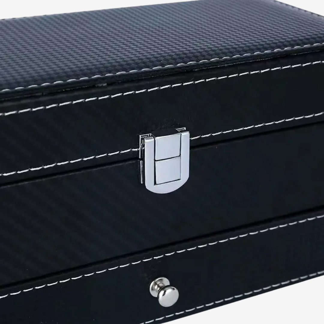 Boîte à montres - Tiroir de luxe - 4 emplacements - Boîte à montres