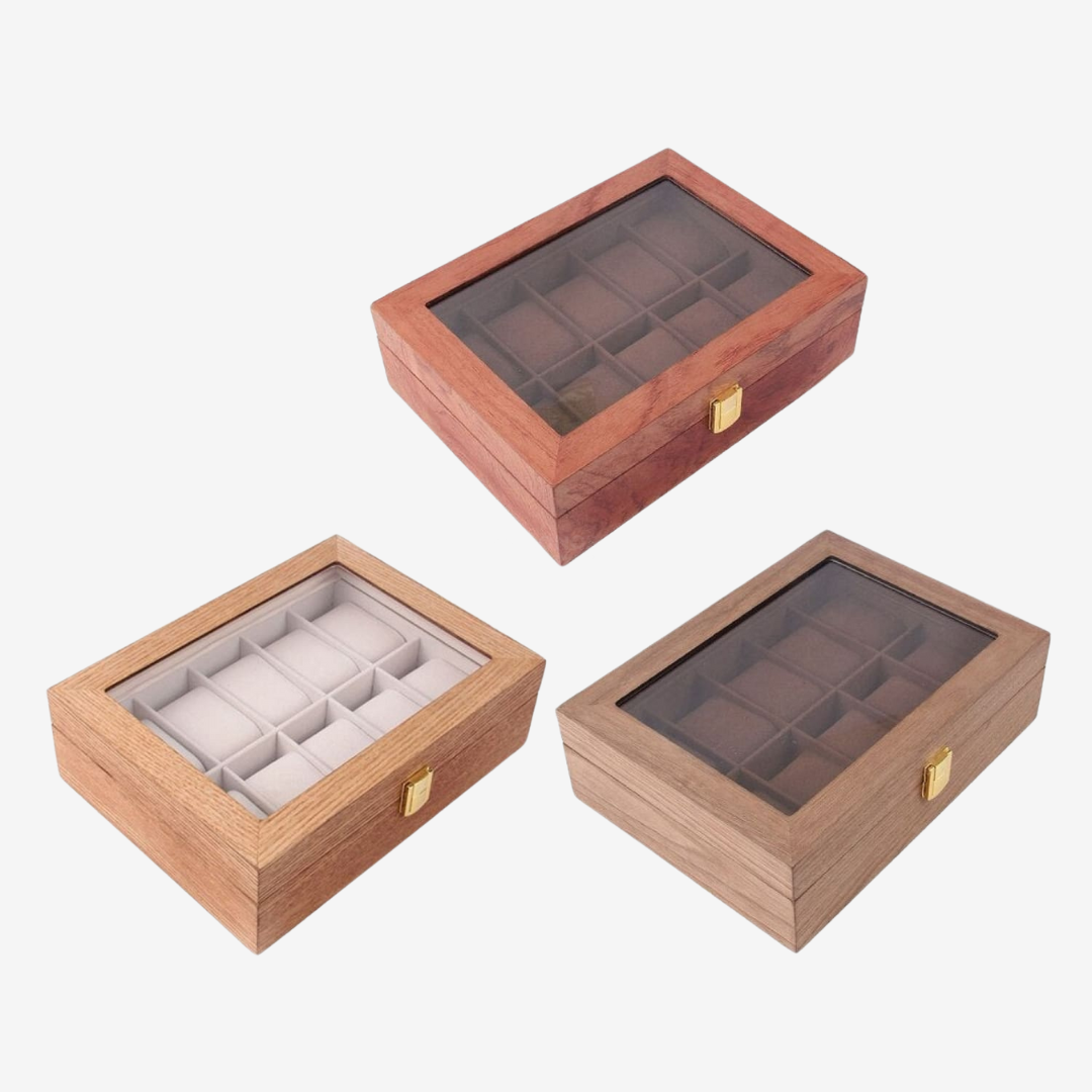 Watch Box - Wood 10 Slots - Watch Box