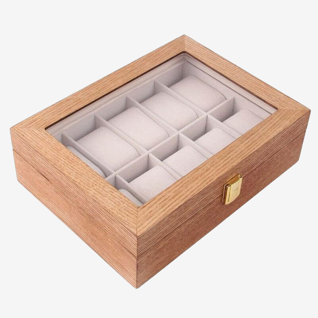 Watch Box - Wood 10 Slots - Watch Box
