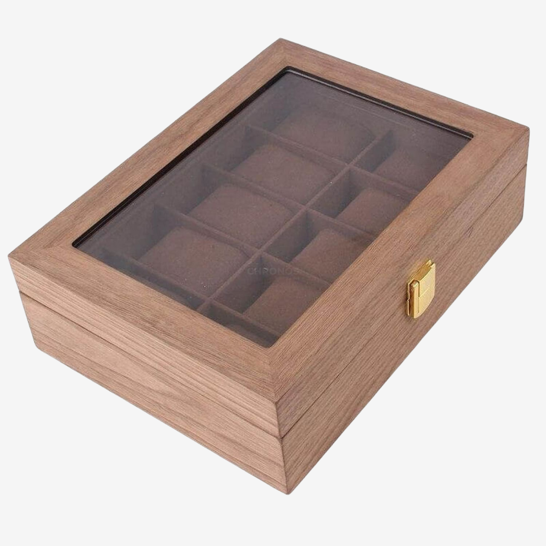 Watch Box - Wood 10 Slots - Watch Box