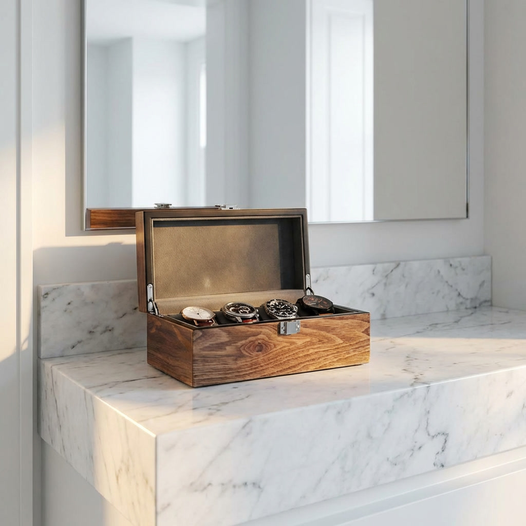 Watch Box – Nocturne 4 Slots - Wood - Watch Box