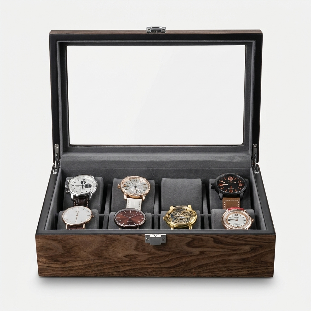 Watch Box – Nocturne 8 Slots - Glass - Watch Box