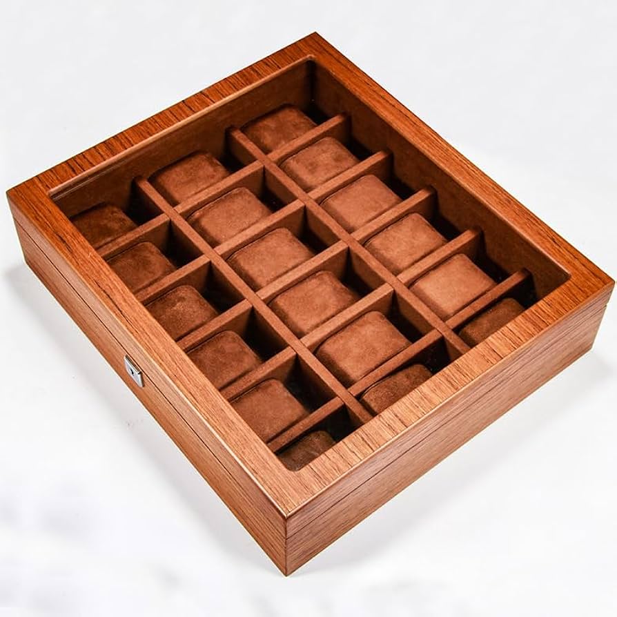 Watch Box - Oak - 18 slots - Watch Box