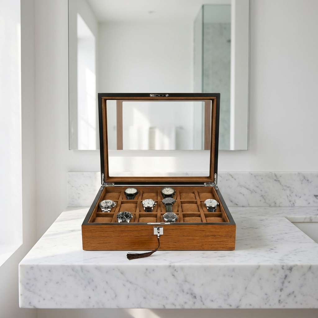 Watch Box – Oak 18 Slots - Watch Box