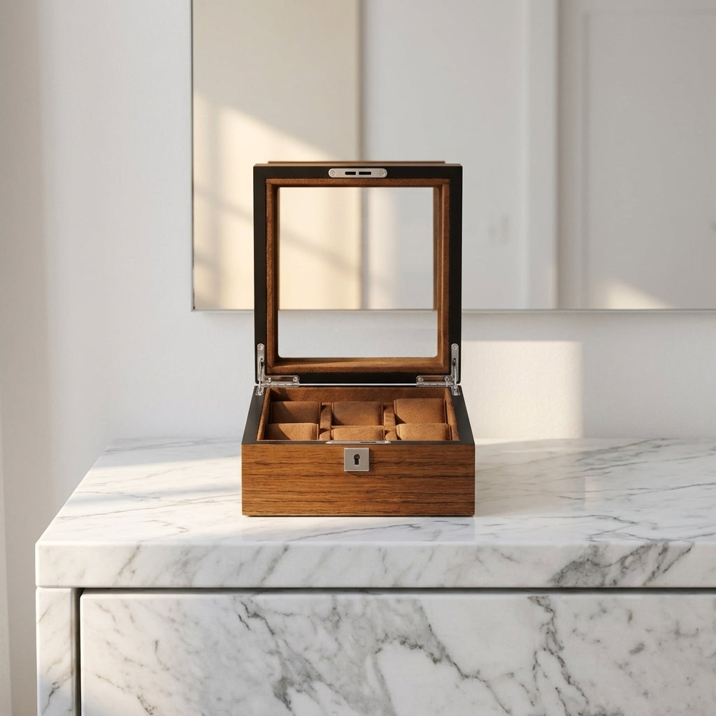 Watch Box – Oak 6 Slots - Watch Box