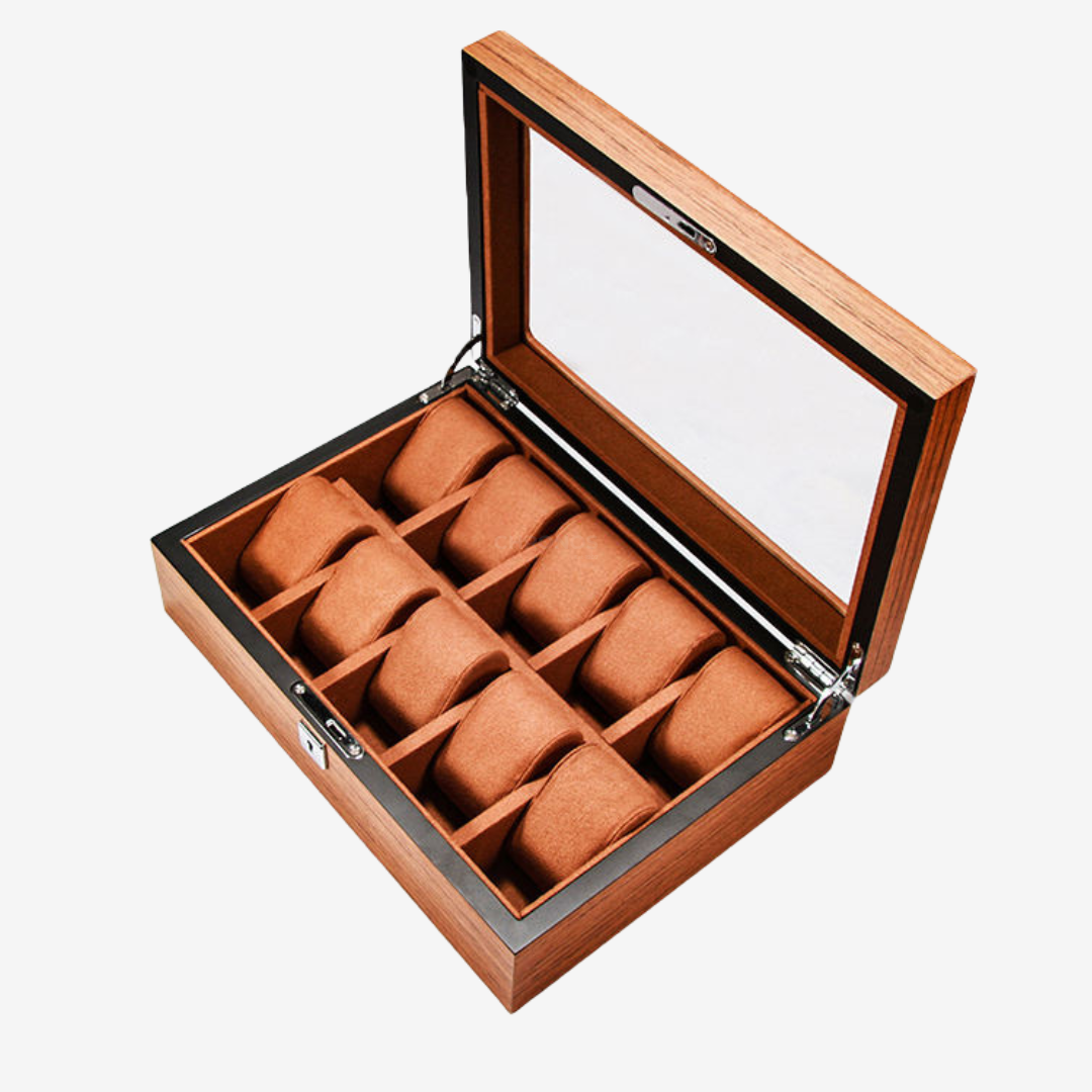 Watch Box – Oak Masterpiece 10 Slots - Watch Box