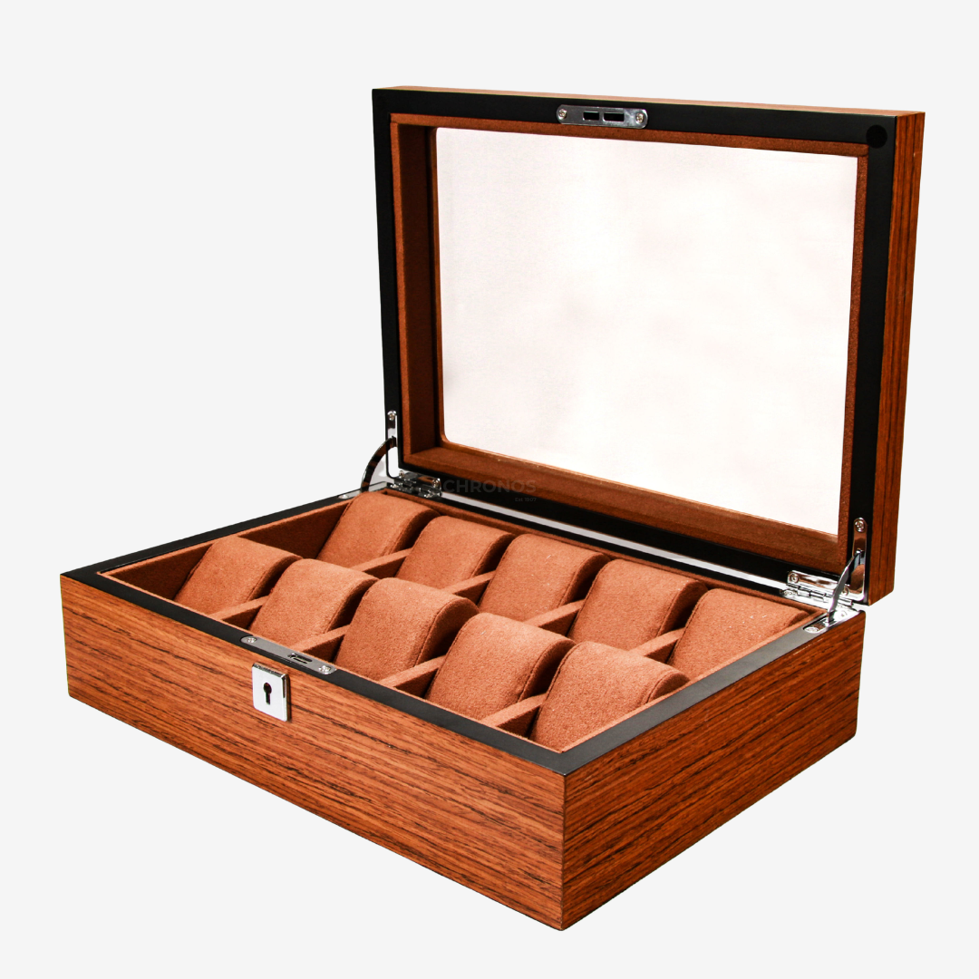 Watch Box – Oak Masterpiece 10 Slots - Watch Box
