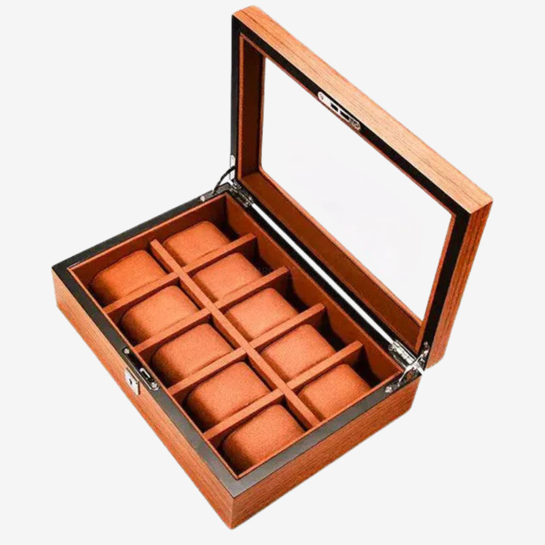 Watch Box - Oak Masterpiece - 10 slots - Watch Box