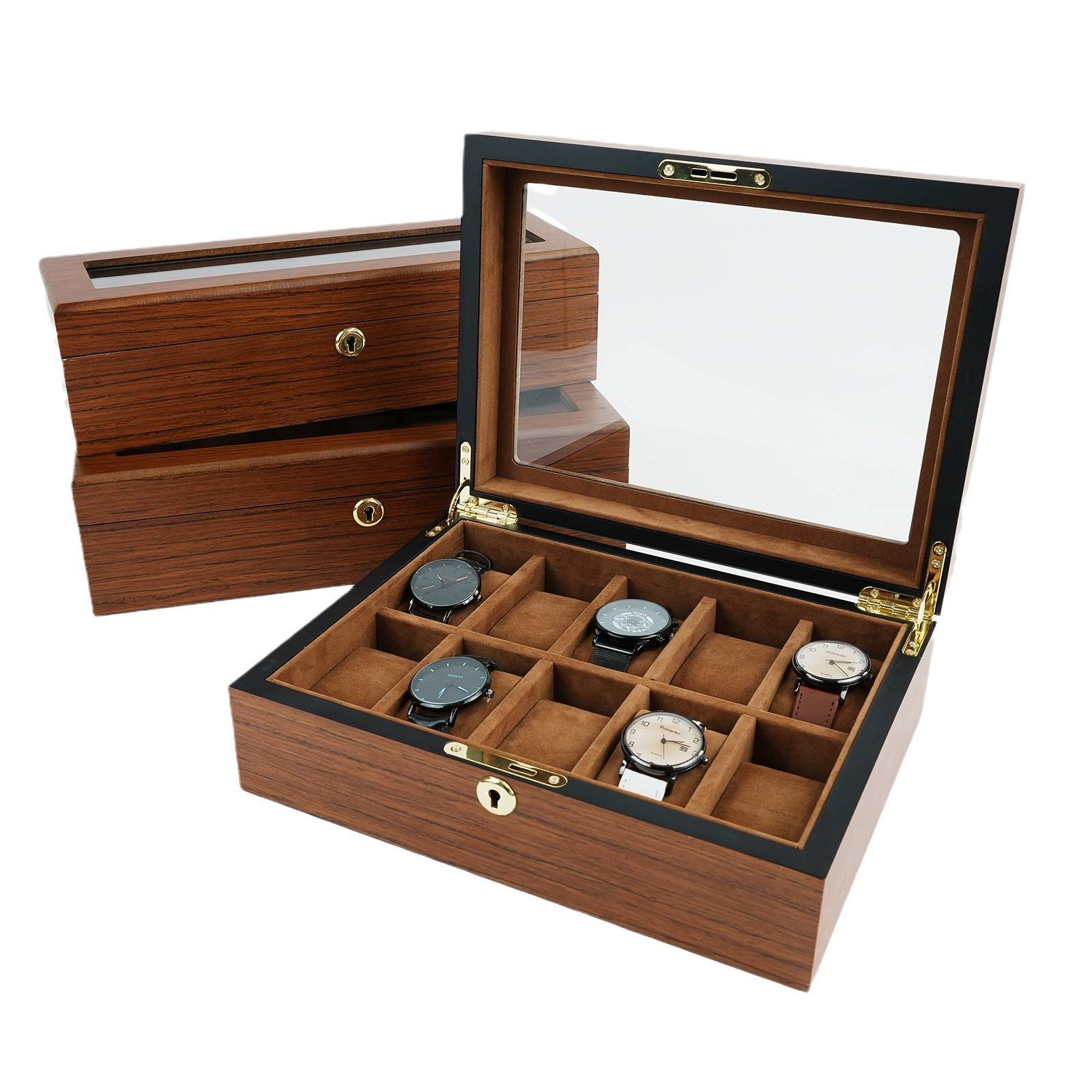 Watch Box – Oak Masterpiece 10 Slots - Watch Box