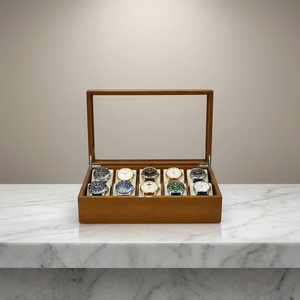 Watch Box – Pine Signature 10 Slots - Watch Box