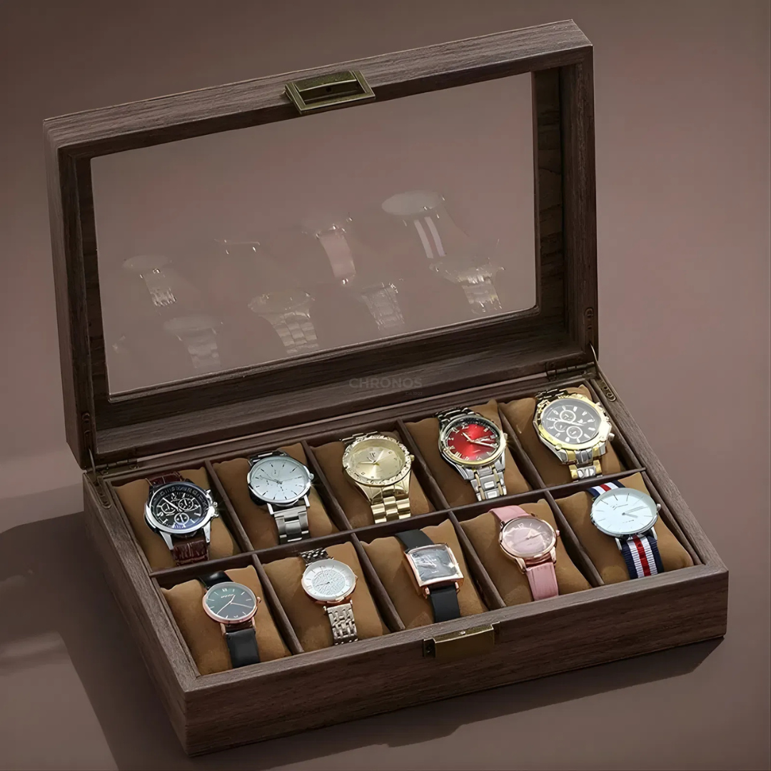 Watch Box – Prestige Wood - 10 Slots - Watch Box