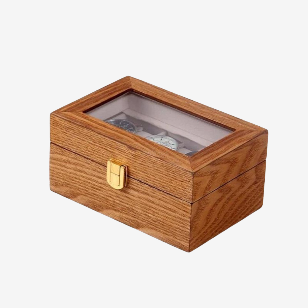 Watch Box - Wood 3 Slots - Watch Box
