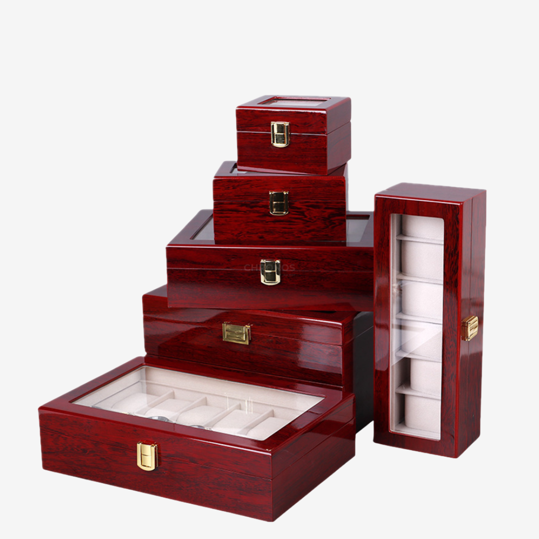 Watch Box – Red Wood - Watch Box