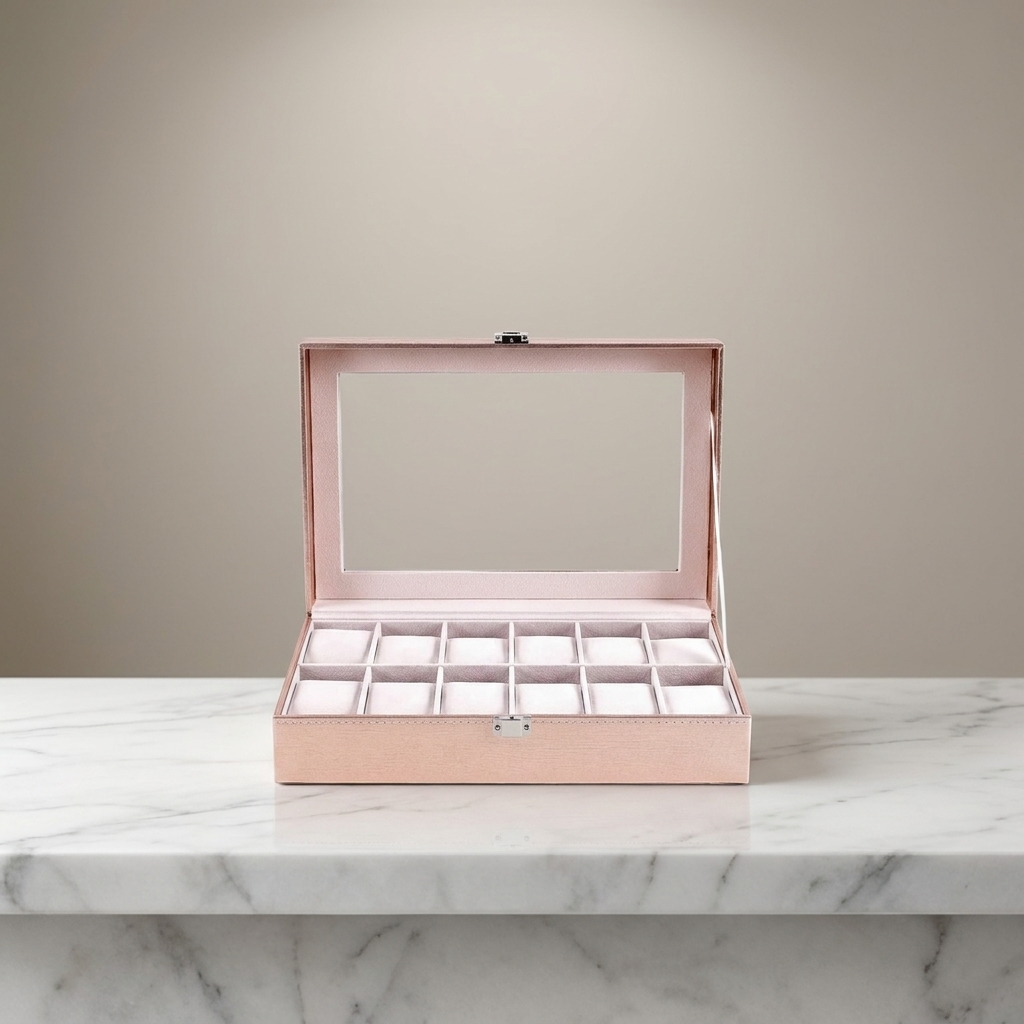 Watch Box – Rosy Reserve 12 Slots - Watch Box