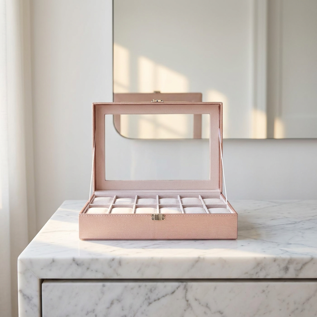 Watch Box – Rosy Reserve 12 Slots - Watch Box